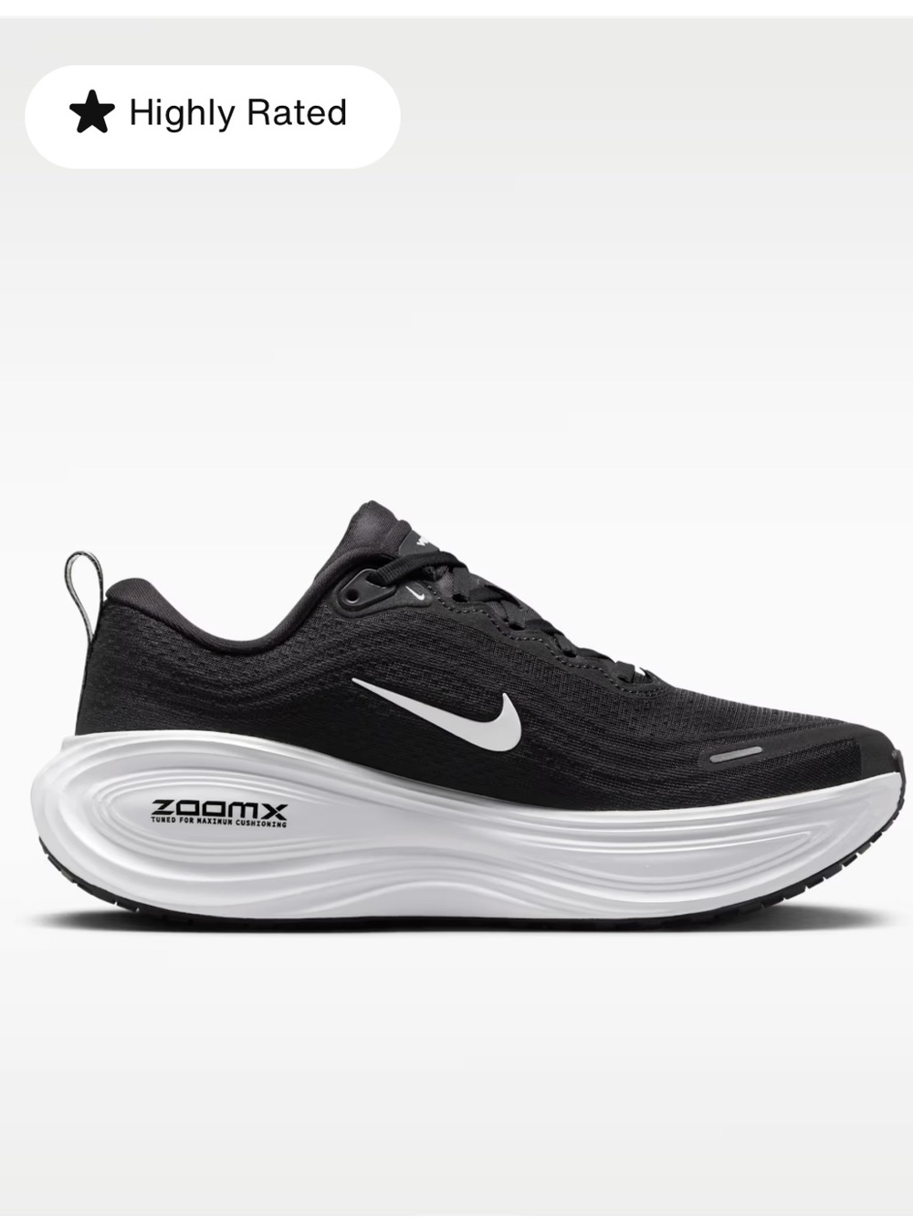 Nike Vomero Plus
Women Road Running Shoes black/white size 5.5 gently used
$180